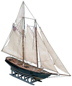 Ветроходна яхта - America goletta - Сглобяем модел от дърво - макет